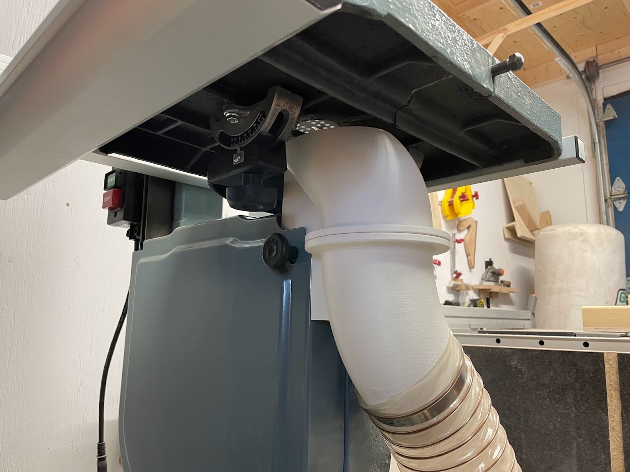 Better Bandsaw Dust Collection System. King Industrial (2 part