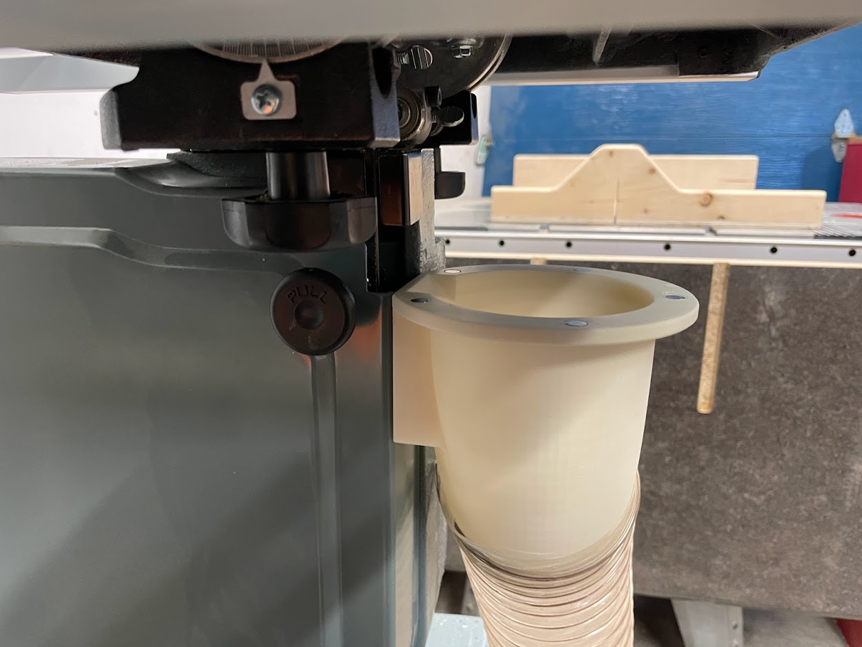 Better Bandsaw Dust Collection System. King Industrial (2 part