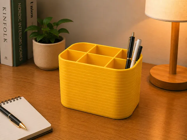 Modern Desk Organizer – 6 Compartments