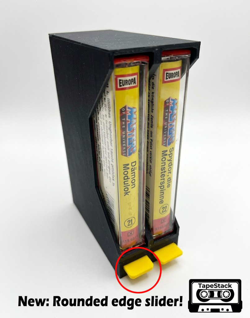 TapeStack SLIDER V2 - The tape rack with PUSH-TO-PICK FUNction