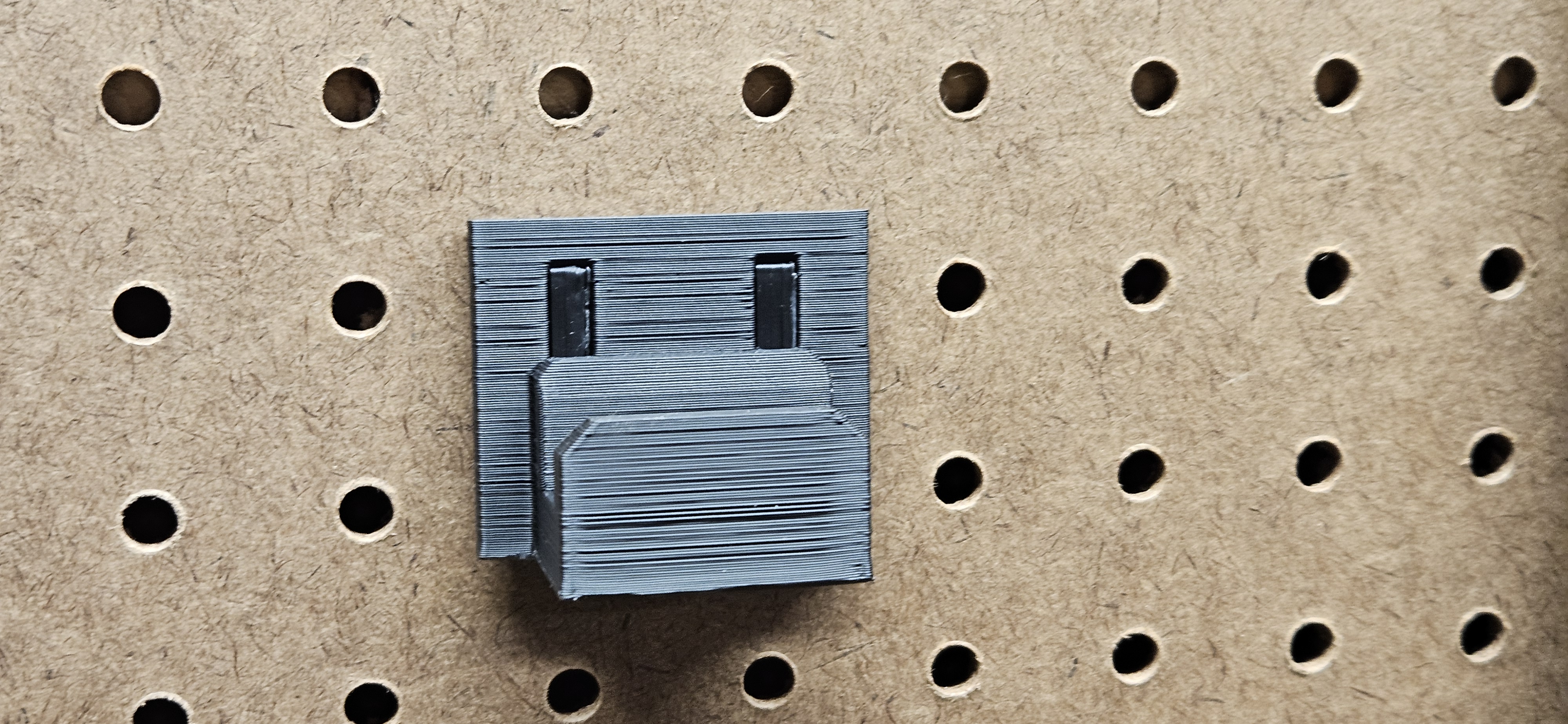Pegboard speed square hanger