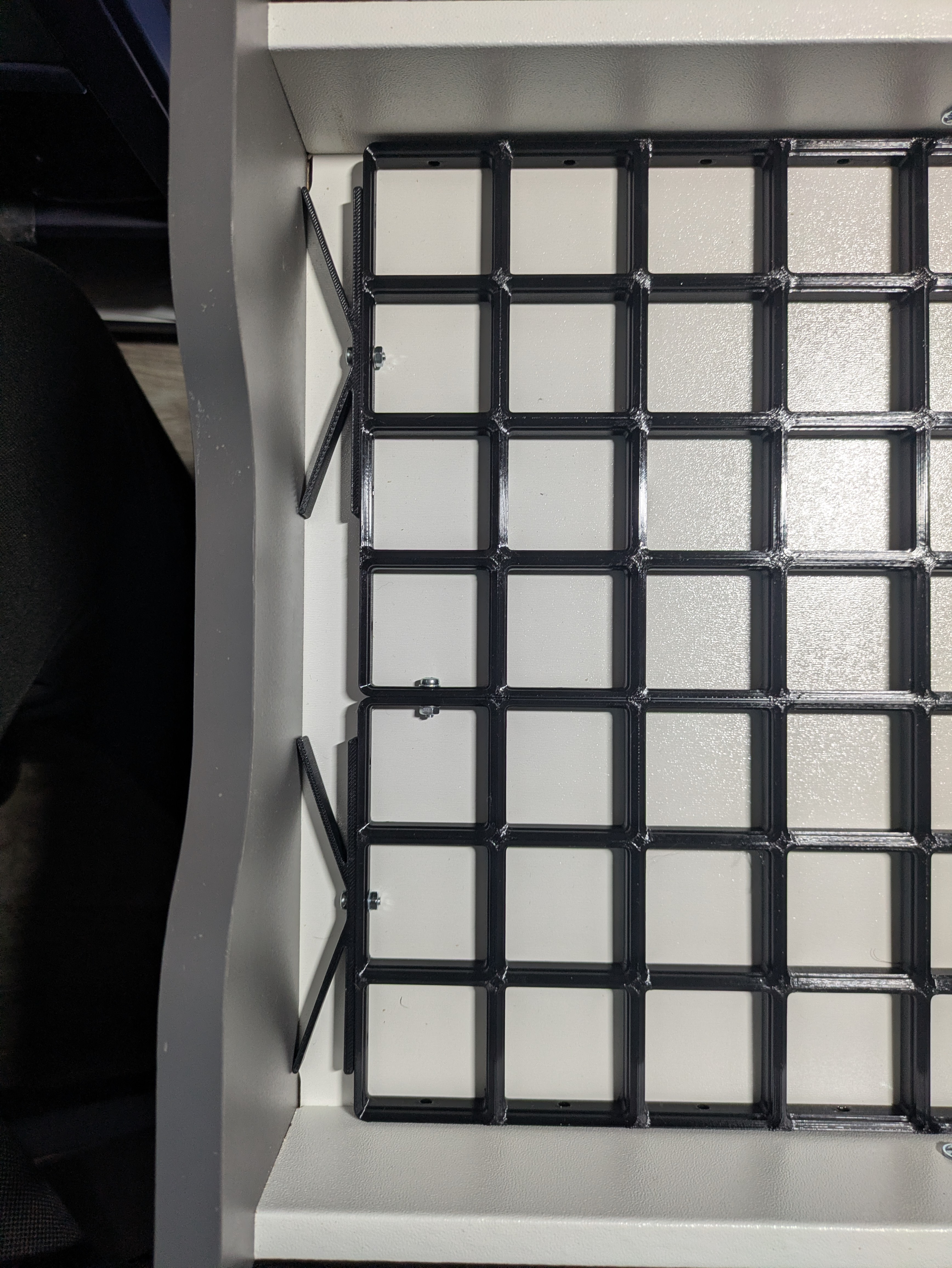 Gridfinity rebuild IKEA Alex (36cm wide, grid 7x12) + Spacer