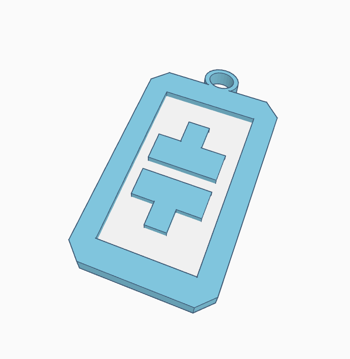Theta Drop Token v.2 Keychain