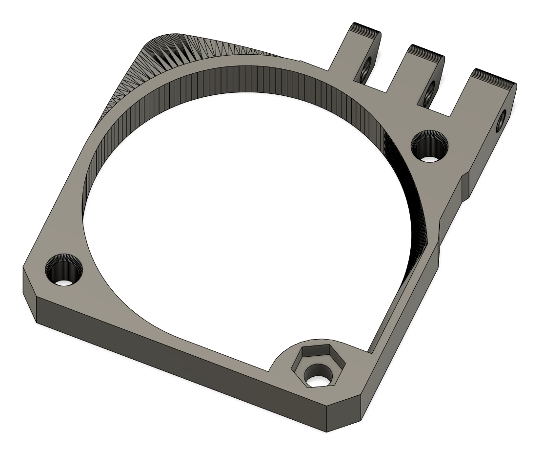 Prusa Mini Probe Holder and Fan Spacer Mod
