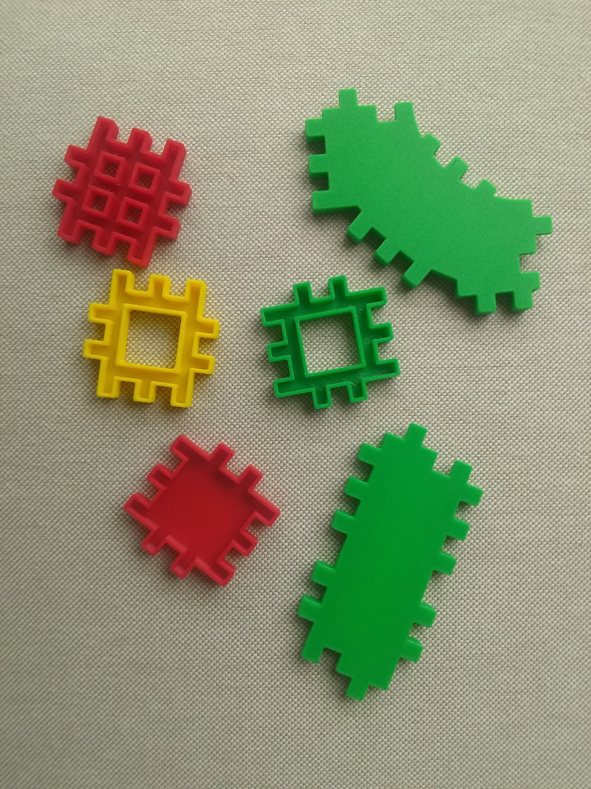 Mini Waffle Blocks by coffeemom Download free STL model