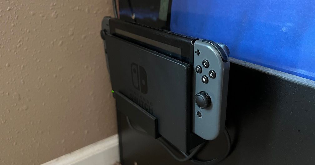 Nintendo Switch Holder For Arcade Up Riser By Mchenry Download Free Stl Model Printables Com