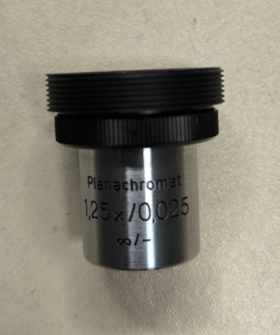 Carl Zeiss Jena Microscope objective adapter from M19x0.75 to M27