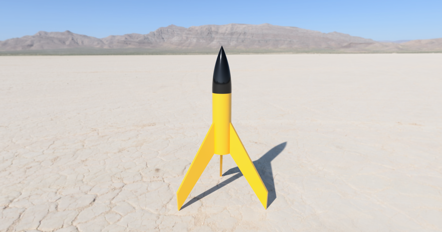 Miniatura 4 do modelo 3D Estes Swift Flying Model Rocket