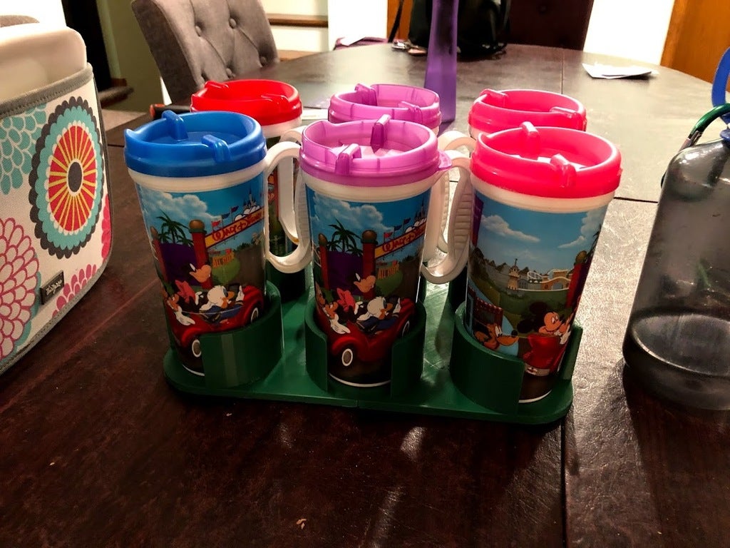 Disney Cup Holder Tray by Doug Download free STL model