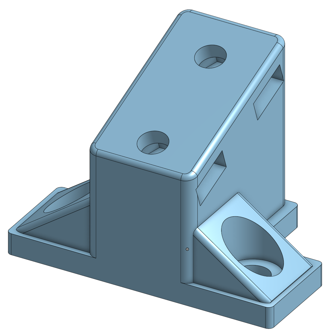 VSlot Spool Holder Mount for Direct Drive by BeautifulLEDs Download