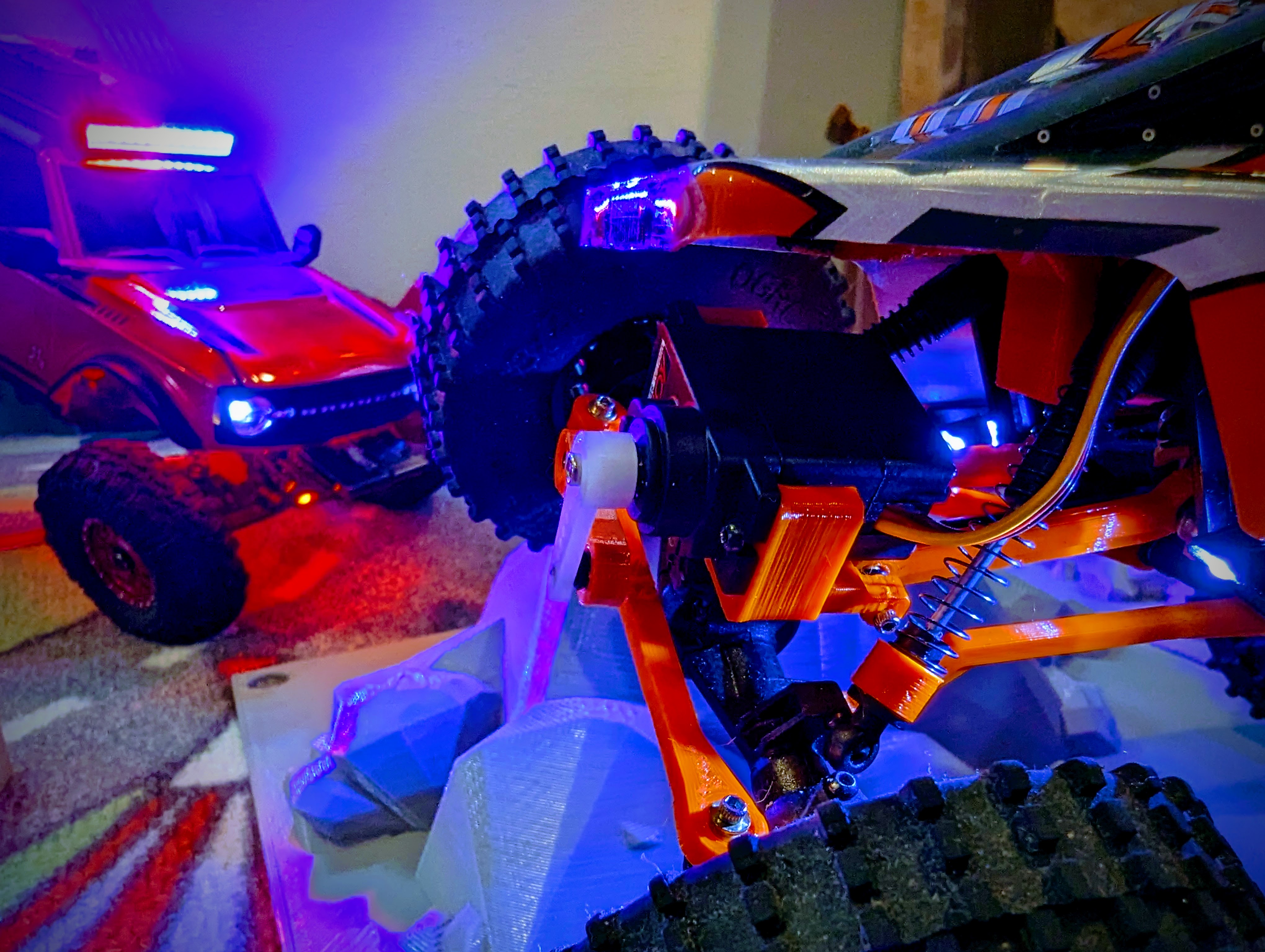 AX24 - Shortened Aftermarket Servo Mount - Remixed