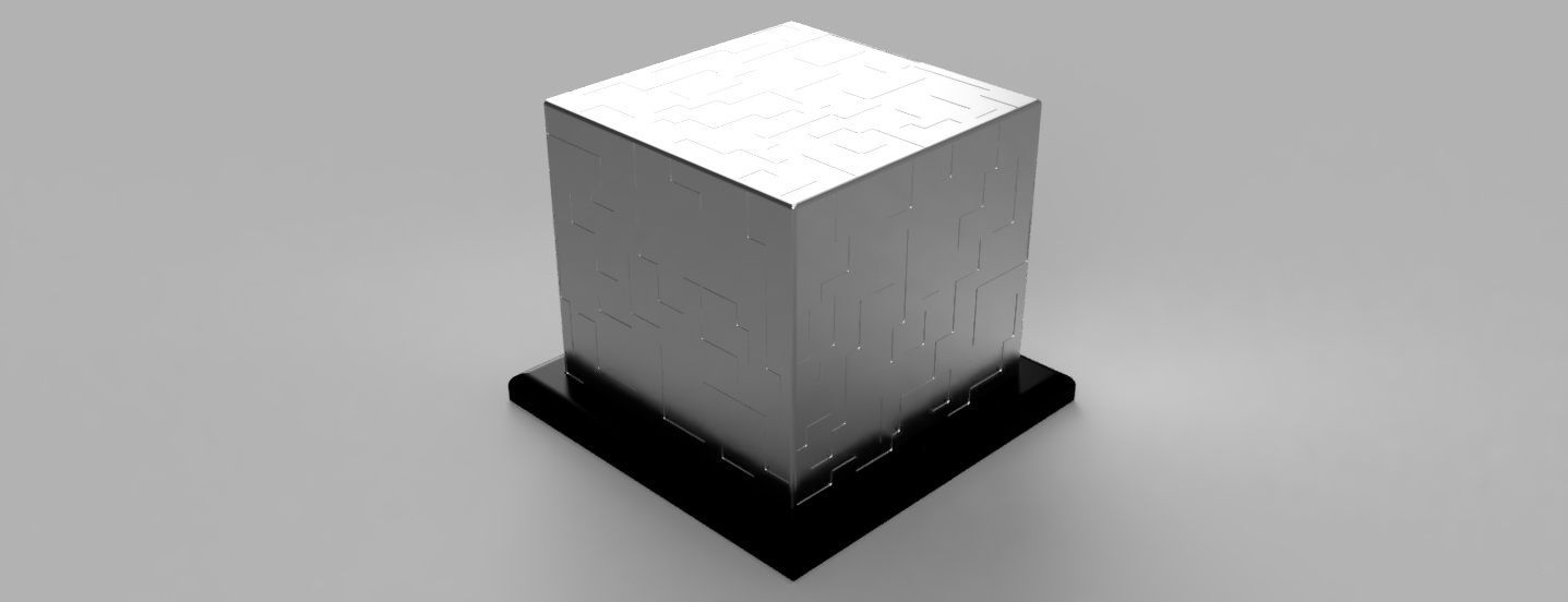 Cube Lithopane Lamp