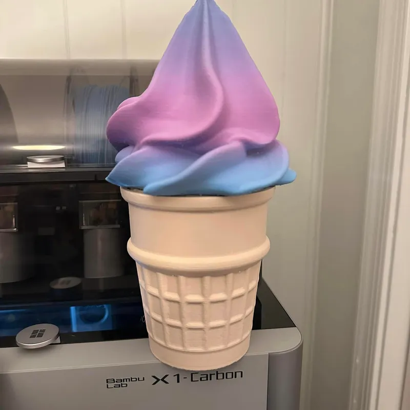 3D Printable Icecream Cone Box! by Clockspring