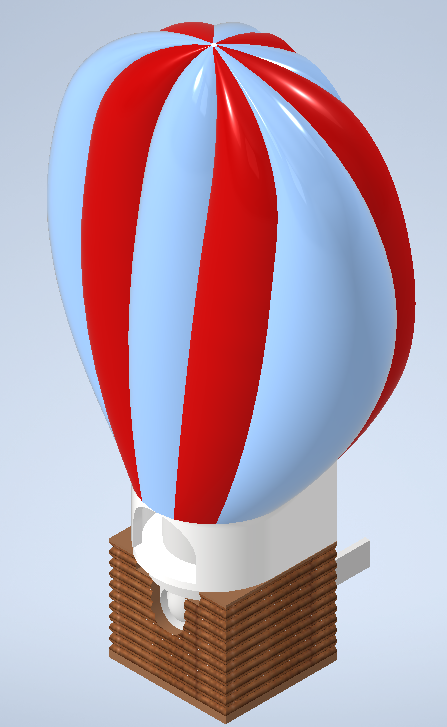 Hot Air Balloon Night Light by MobiusPi | Download free STL model ...