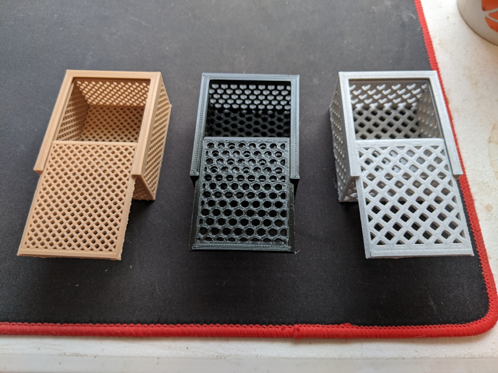 Small box with lid - 45 degree fix