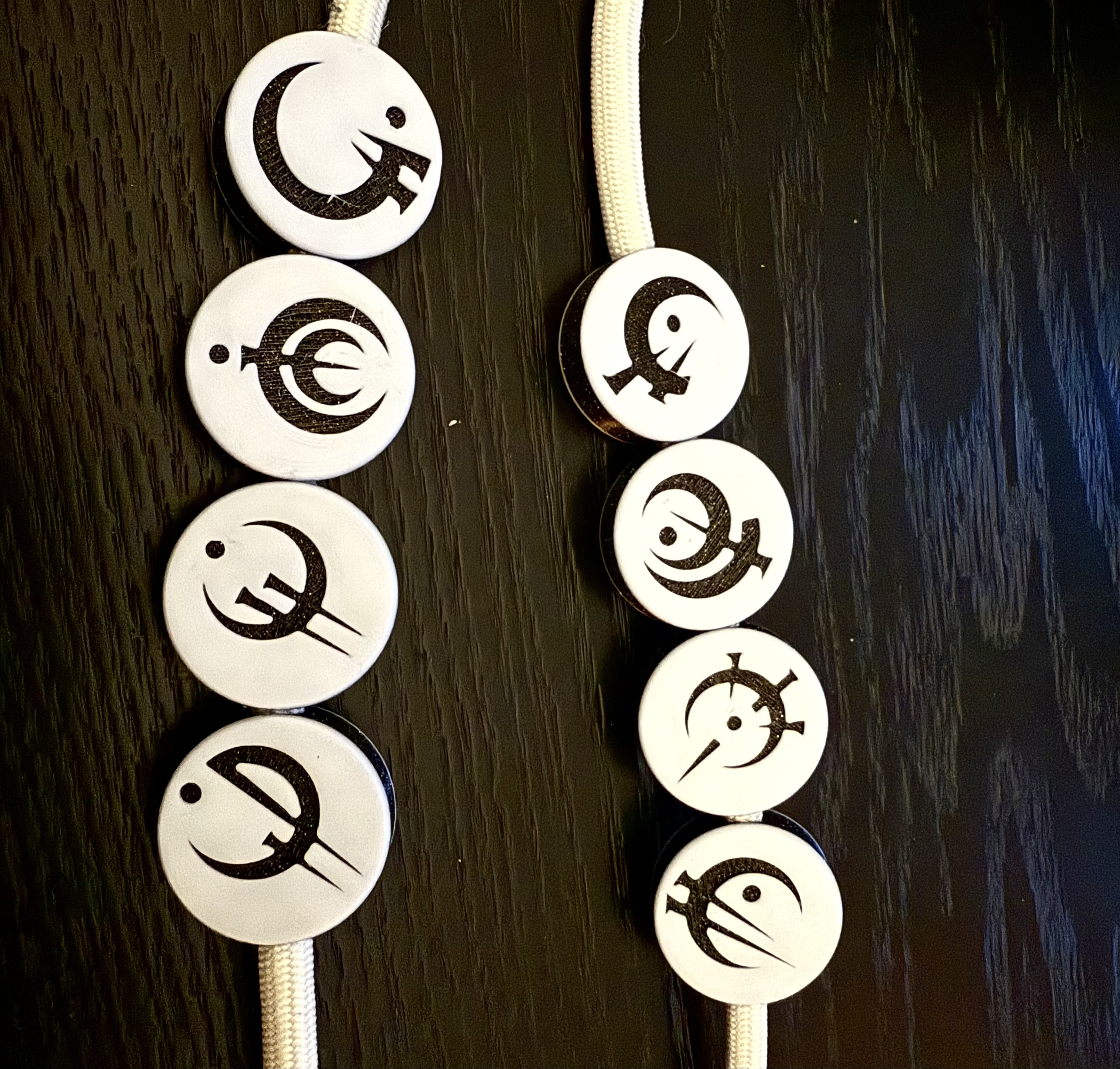 Mistborn Allomantic Metal Symbol Beads (Wearable 3D Models)
