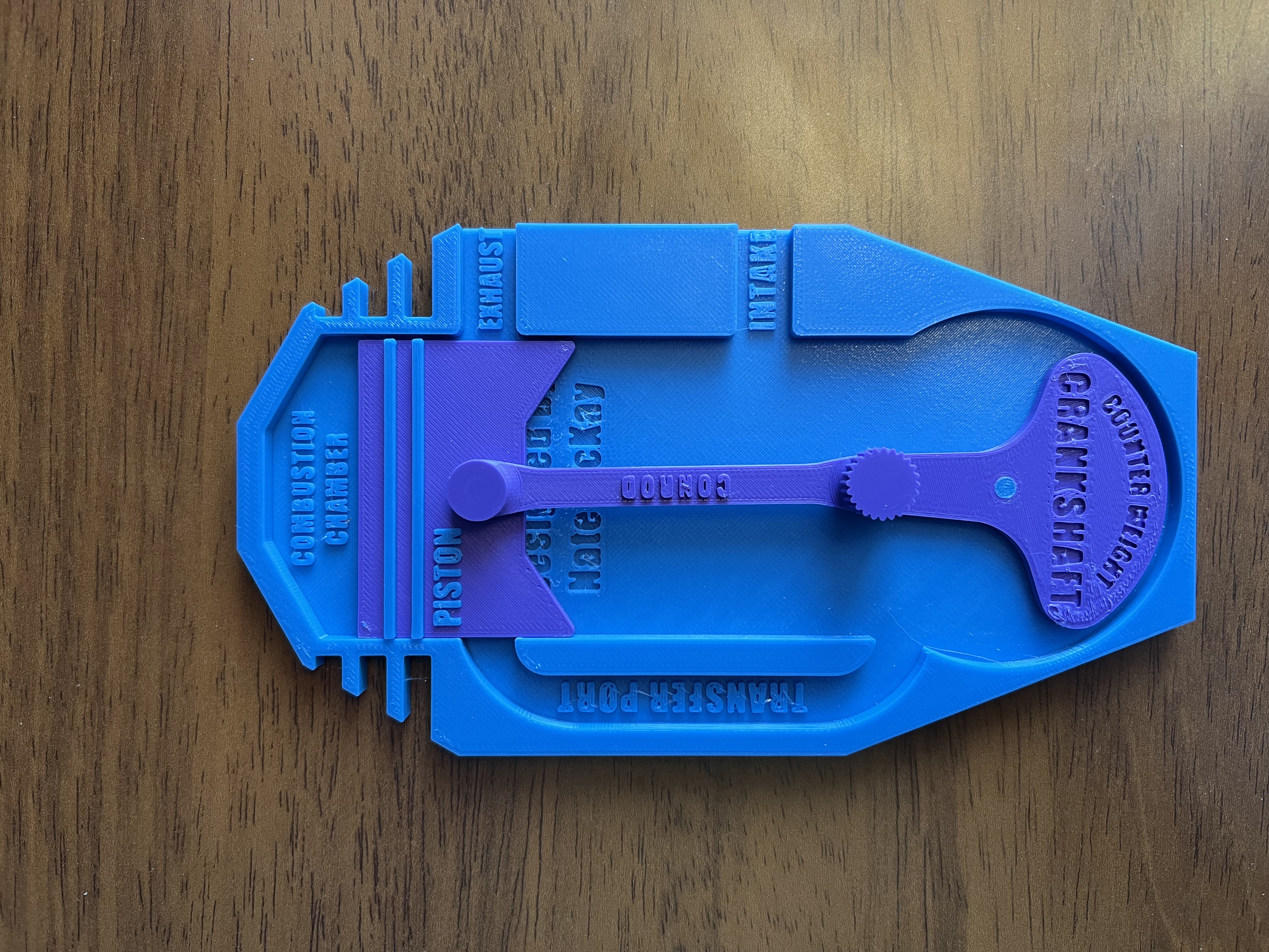 Miniatura 5 do modelo 3D Kinematic 2-Stroke Engine Model