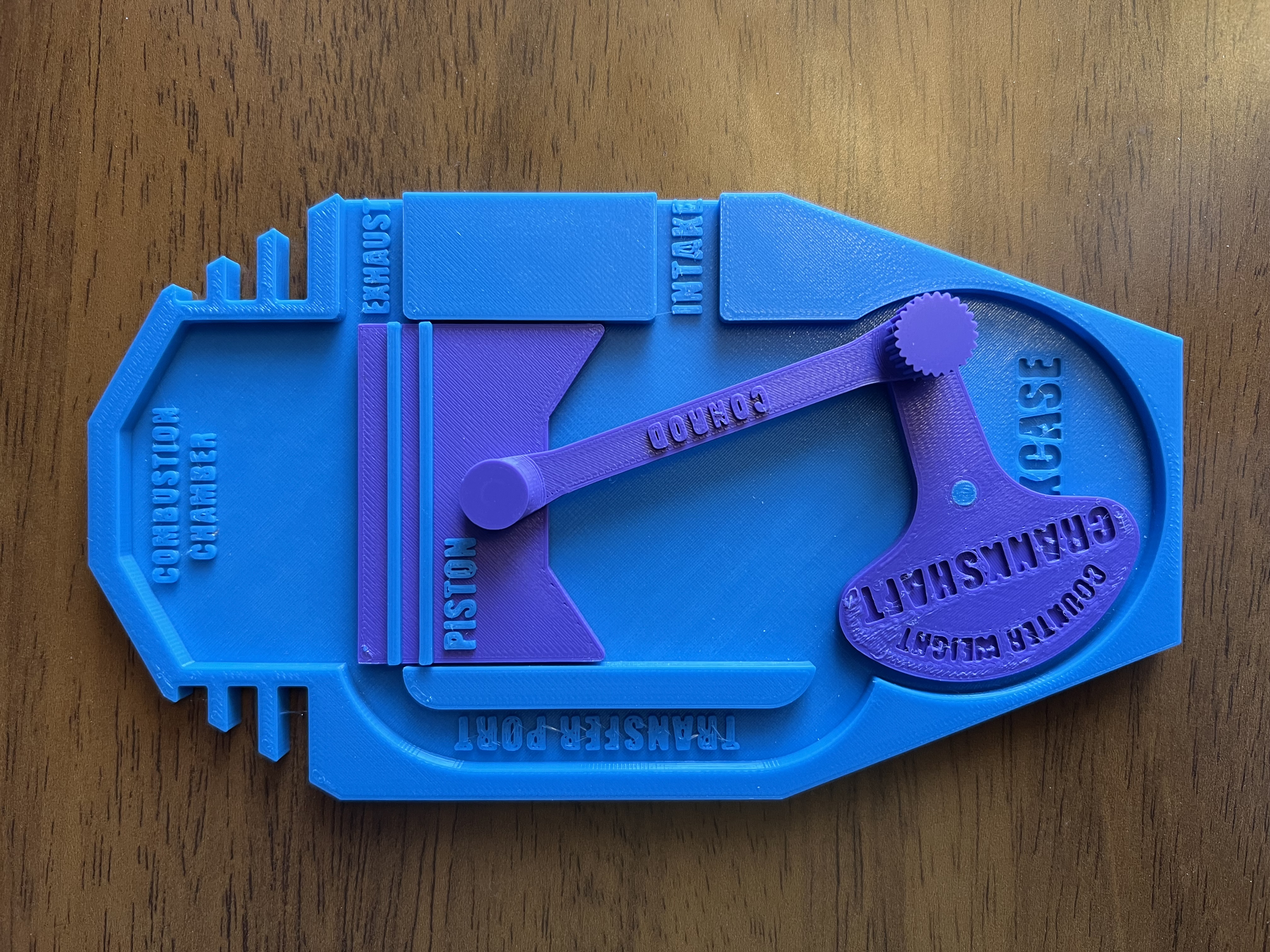 Miniatura 4 do modelo 3D Kinematic 2-Stroke Engine Model