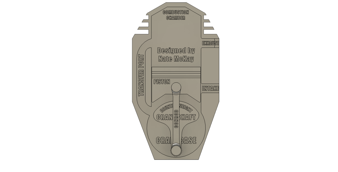 Kinematic 2-Stroke Engine Model