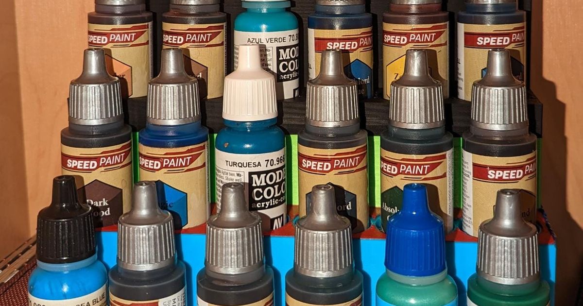 Vallejo Paint Storage 24 by JonoRig Download free STL model