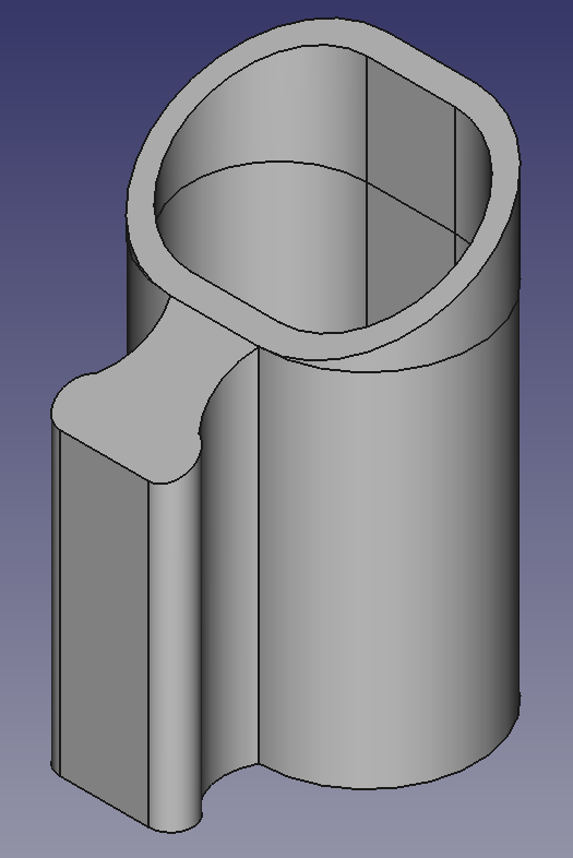 Dog food scoop - new version