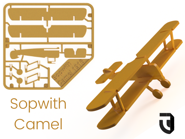 Sopwith Camel kit card - Famous Planes