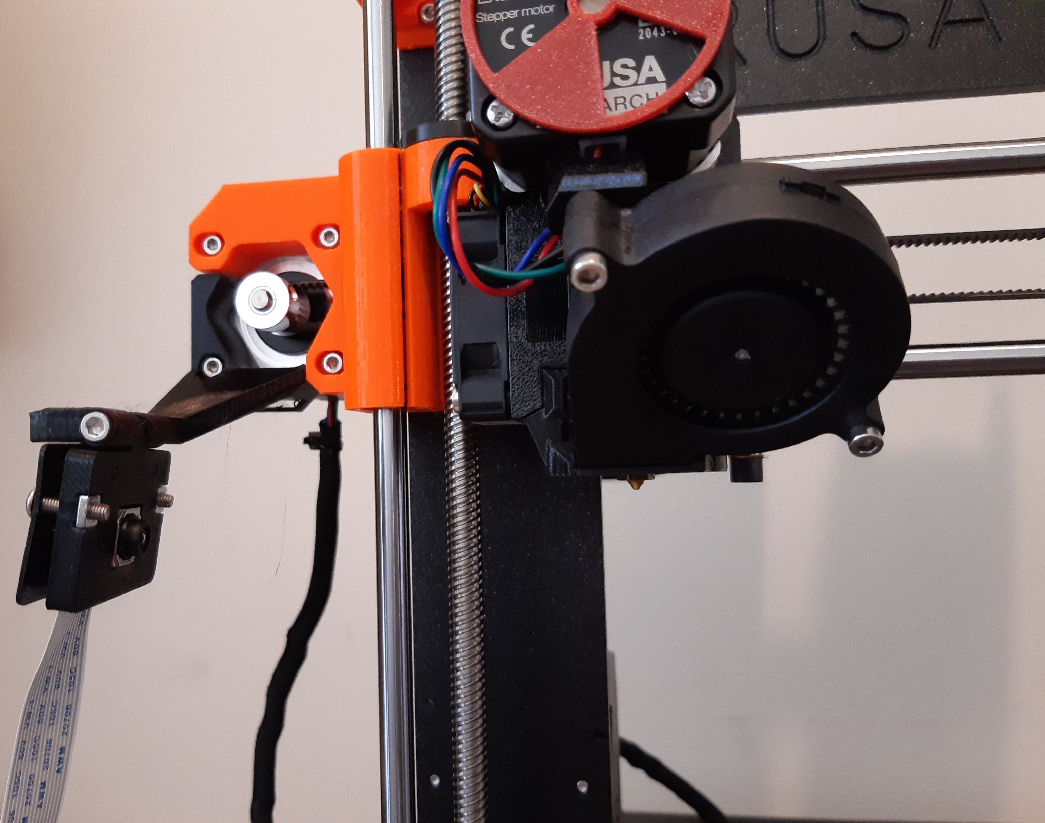 RaspiCam V3 Wide mount case XZ left Prusa i3 MK3S+ or PrusaBox Printer-Box