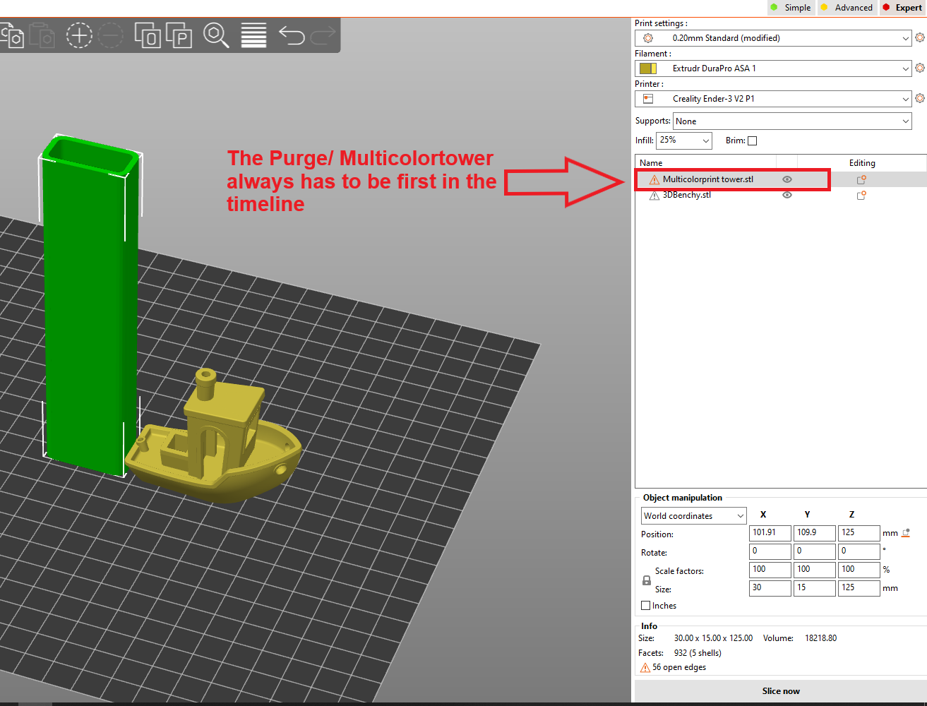 Purge/ Multicolorprint Tower by SiuoL3D Download free STL model