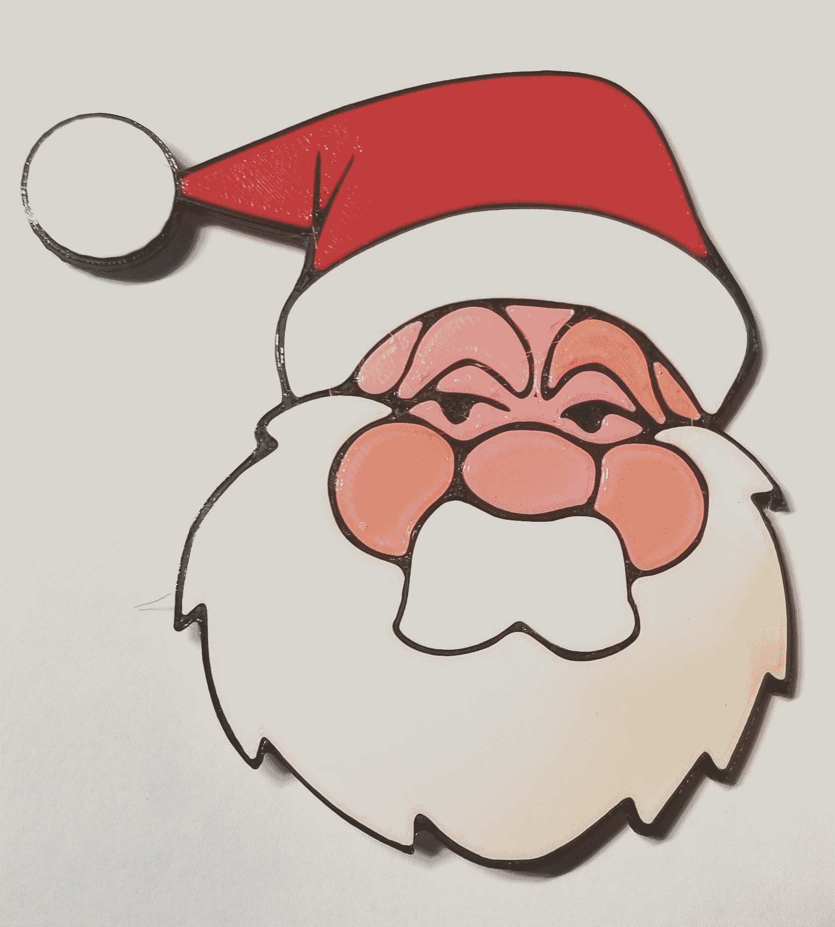 Multi-colored Santa Claus