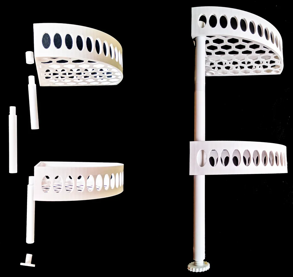 Bathroom/shower shelves - command strip mounted - 3D model by Zs Labs on  Thangs