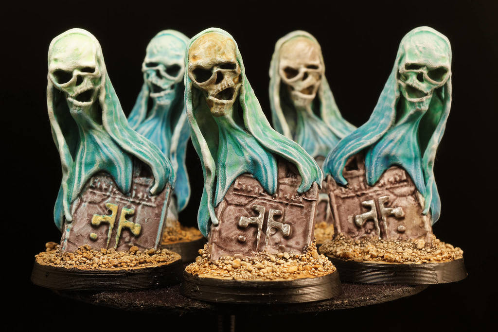 Grave Ghost Tabletop Miniature by GrimGreeble Download free STL model