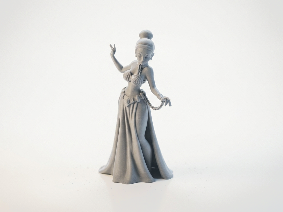 Chained Lady Figurine Female Figure 3D Printable