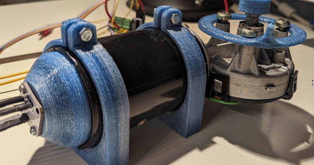 converting a wiper motor into a strong servo motor by freedom2000