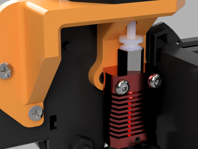 Orbiter V2 Mount for Ender3 V2 by KushagraK7 | Download free STL model ...