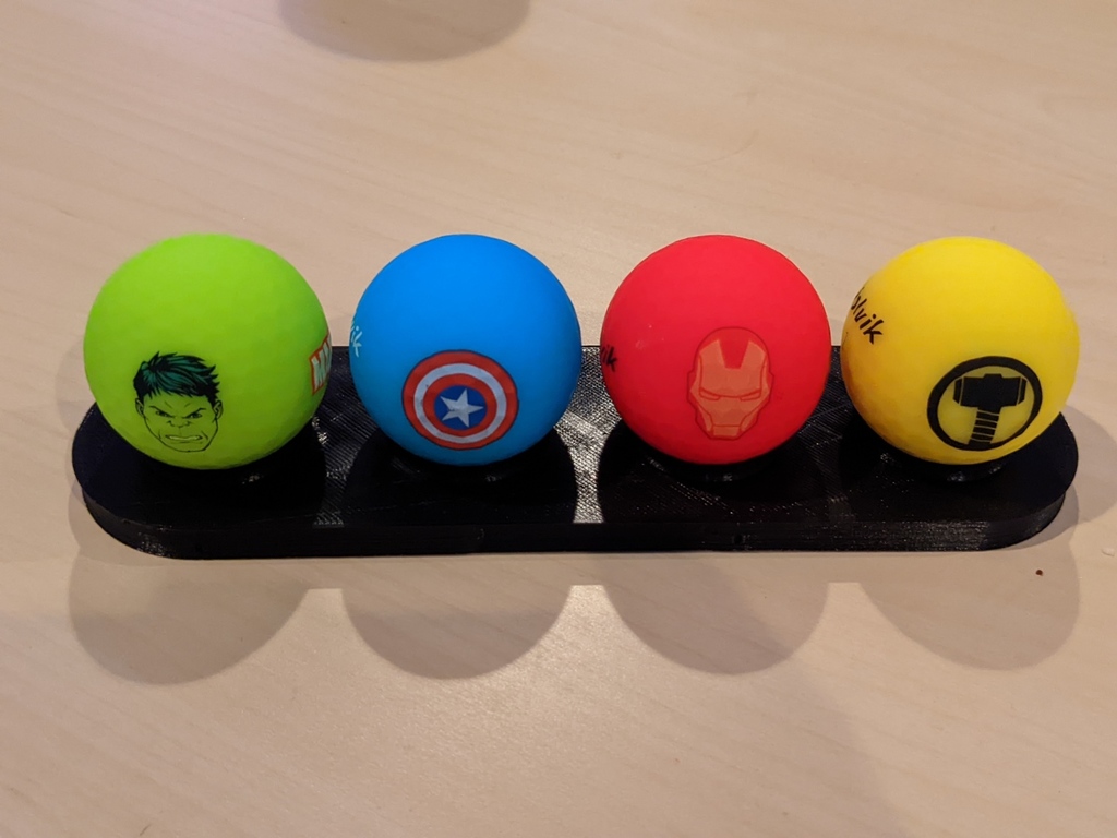 Golf Ball Display (1 - 6 balls)