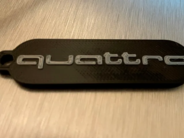 Audi Quattro Schlüsselanhänger Keychain