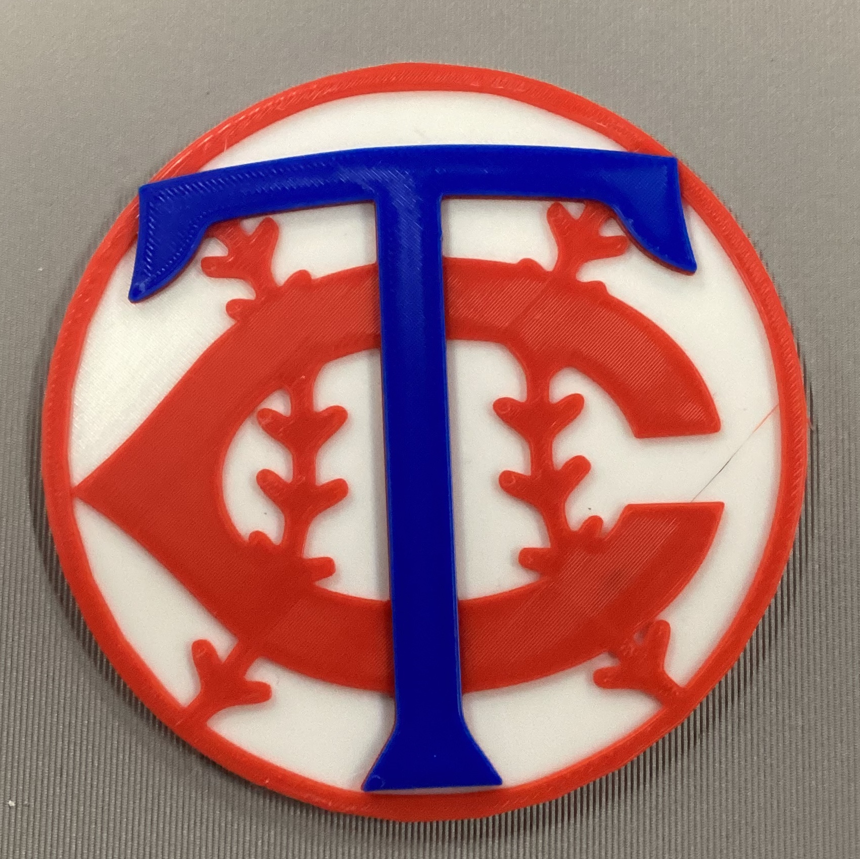 MN Twins Logo on Ball by Diamant | Download free STL model | Printables.com