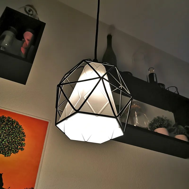 sleuf Leeg de prullenbak Interessant Lamp shade IKEA Brunsta by PinkPenguin (Pingy) | Download free STL model |  Printables.com