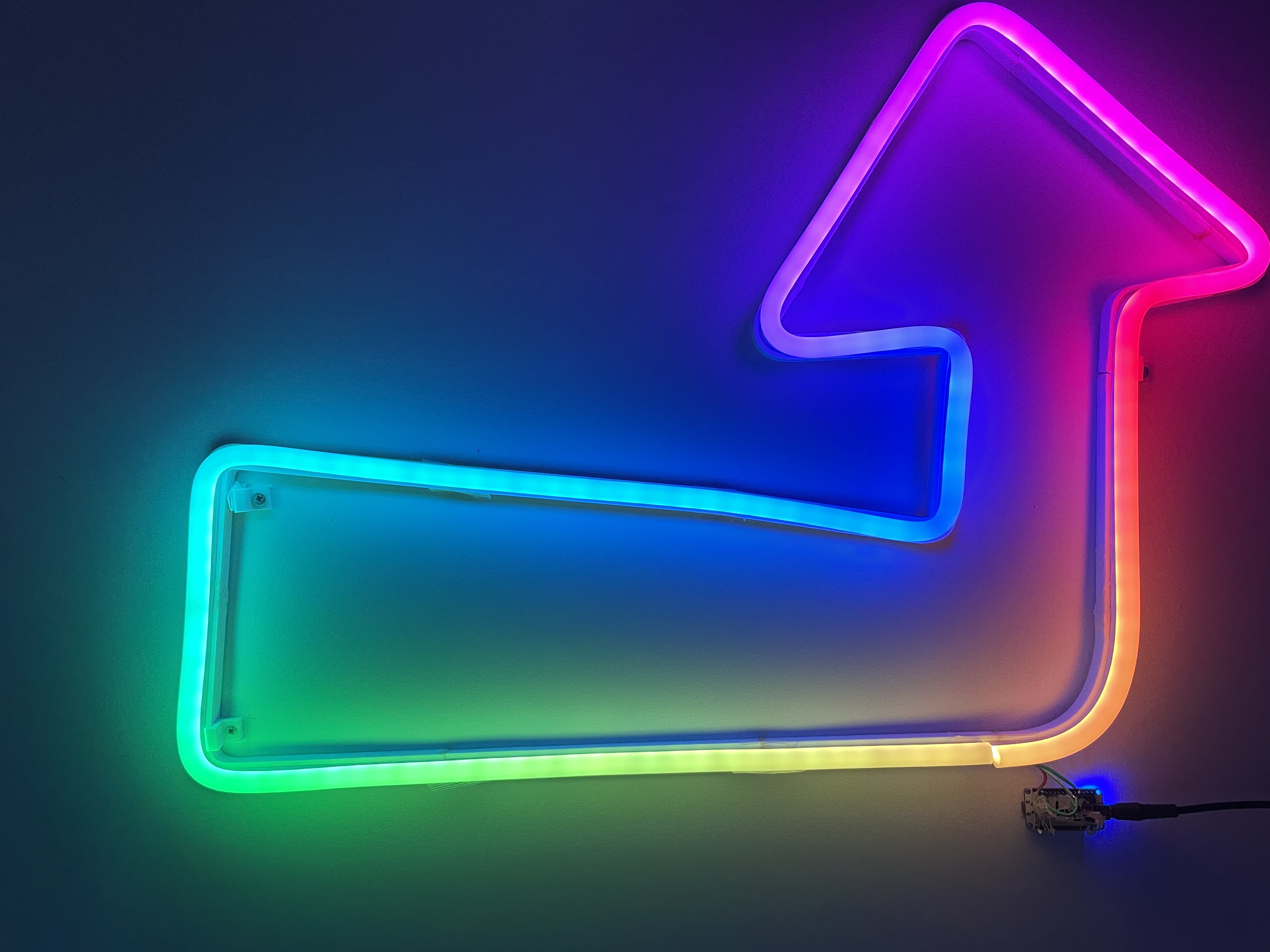 Neon Arrow Sign (Using wLED) by Tigersmash | Download free STL model ...