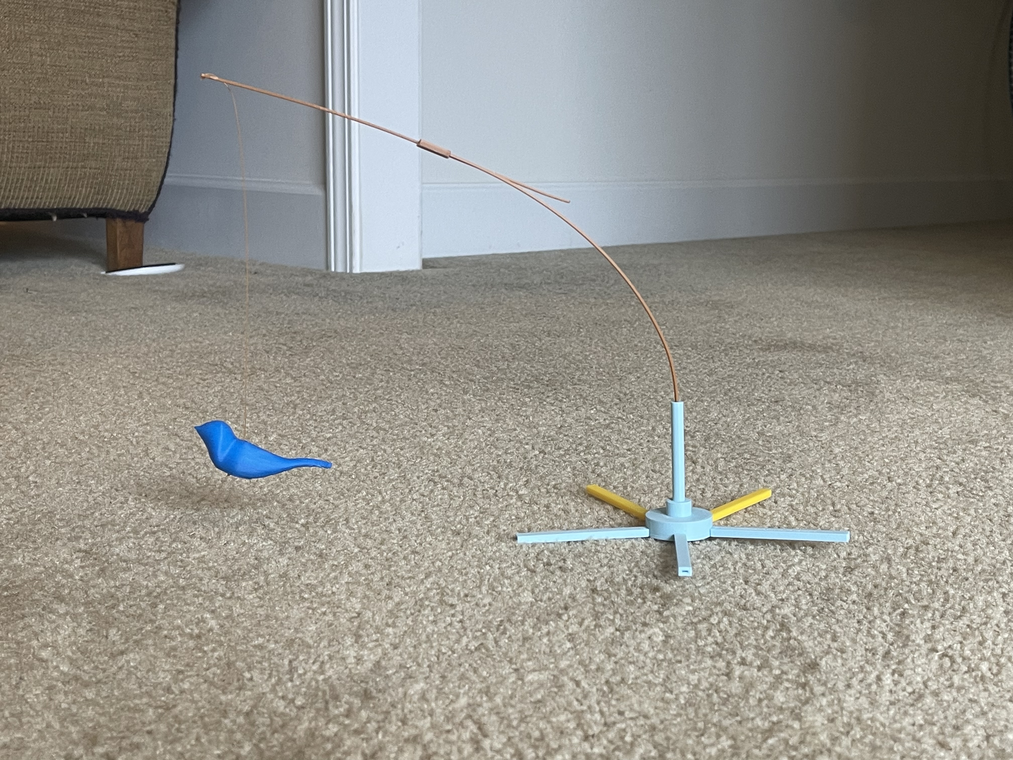 Cat-Bird-all parts printed.