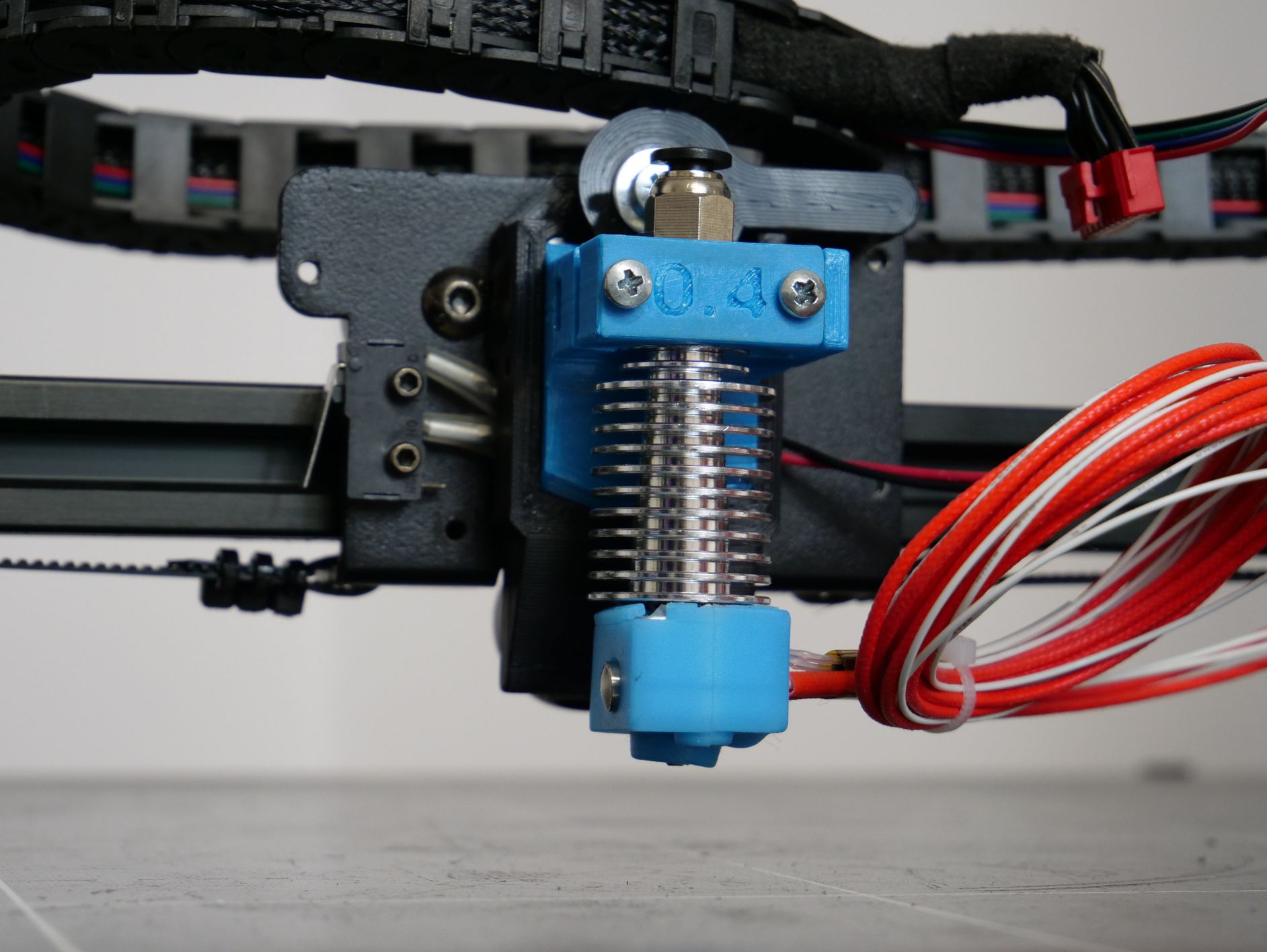 Anycubic chiron silent direct e3d volcano hotend quick tool change by