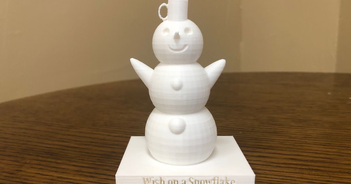 Winter Snowman2 by SimplePrints | Download free STL model | Printables.com