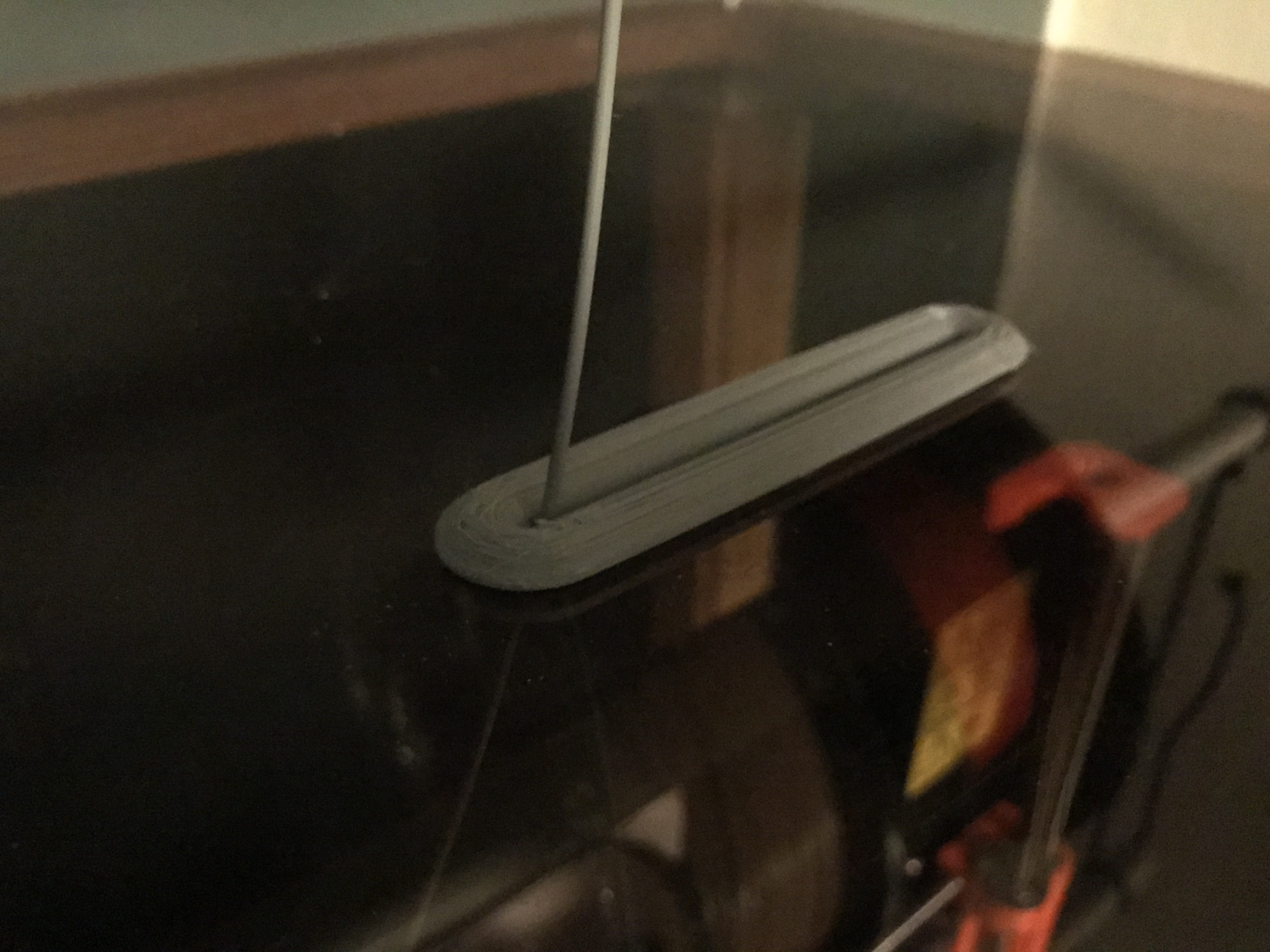 Filament opening for 6 mm plexiglass