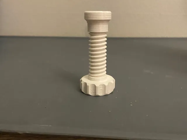Headset holder screw cap
