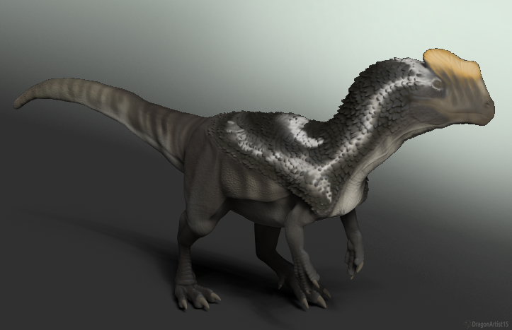 Scientifically Accurate Dilophosaurus Statue