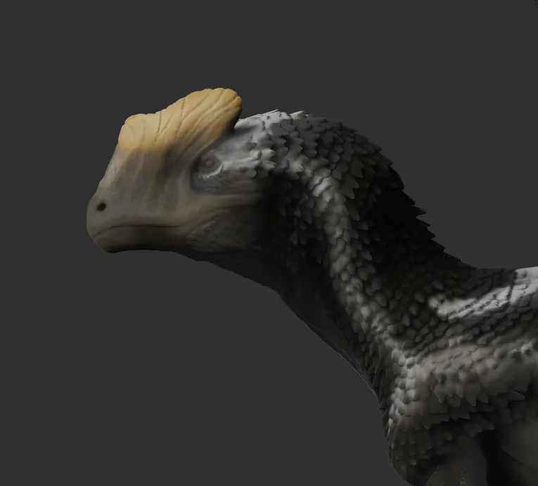 Scientifically Accurate Dilophosaurus Statue by DragonArtist15 ...