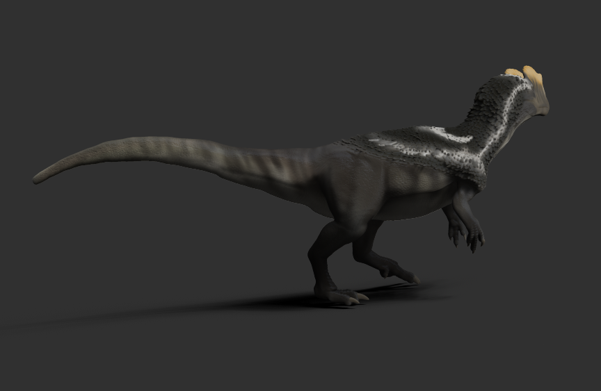 Scientifically Accurate Dilophosaurus Statue by DragonArtist15 ...