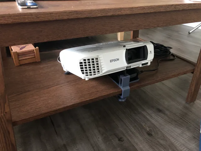 Projector base for coffee table