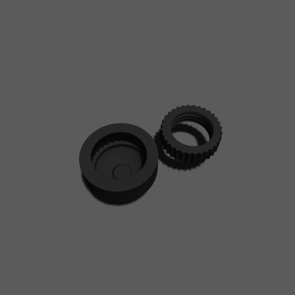 Streamlight 4AA Flashlight Button Cover & Nut