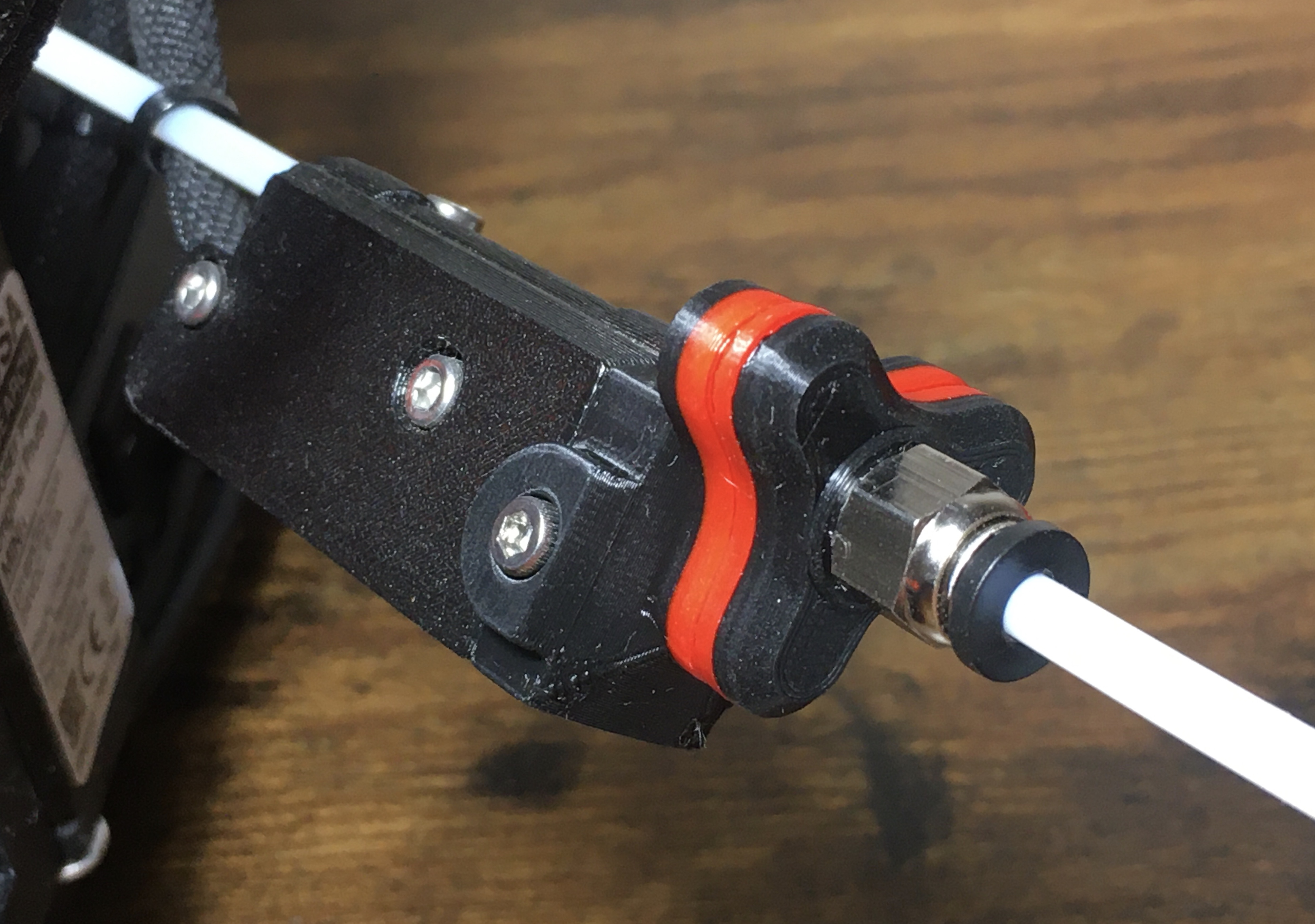 Magnetic PTFE adapter for Prusa Mini filament sensor 3D model thumbnail